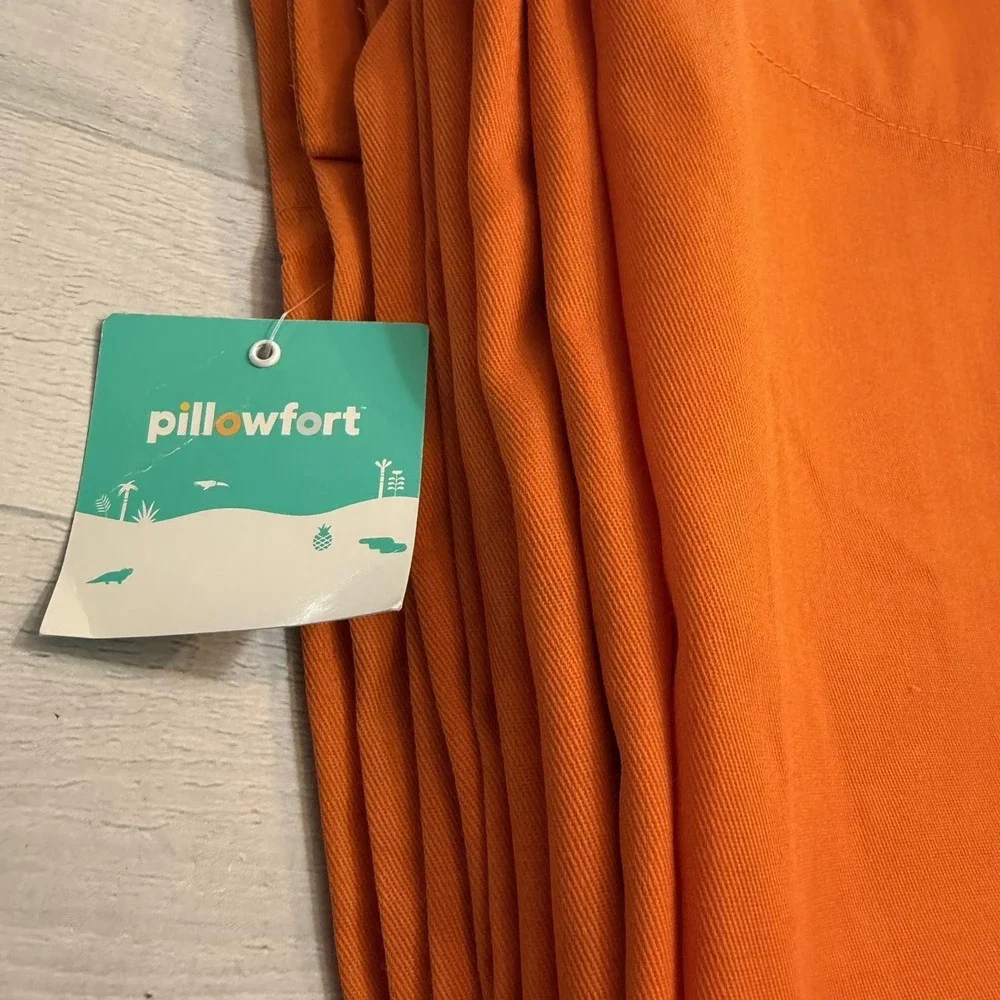 Pillowfort‎ light blocking curtain panels orange 63